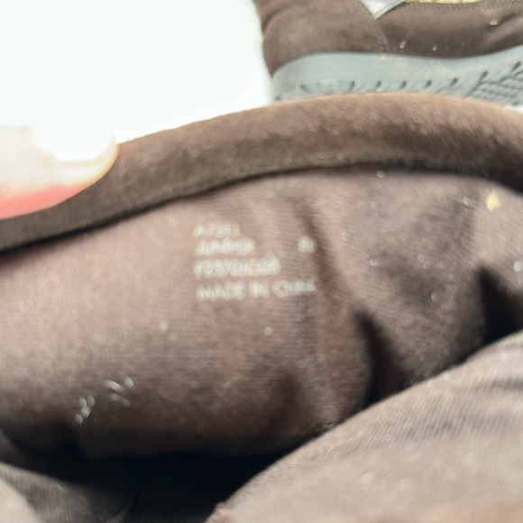 Coach Brown and Tan Patterned Boots with Pom Poms (Size 8) - Picture 5 of 7